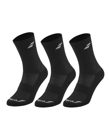 calcetines-babolat-3-pares-pack-negro-junior-babolat
