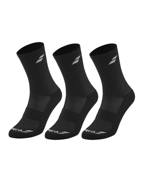 calcetines-babolat-3-pares-pack-negro-junior