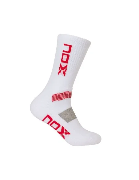 calcetines-tecnicos-media-cana-nox-blanco-logo-rojo-vertical