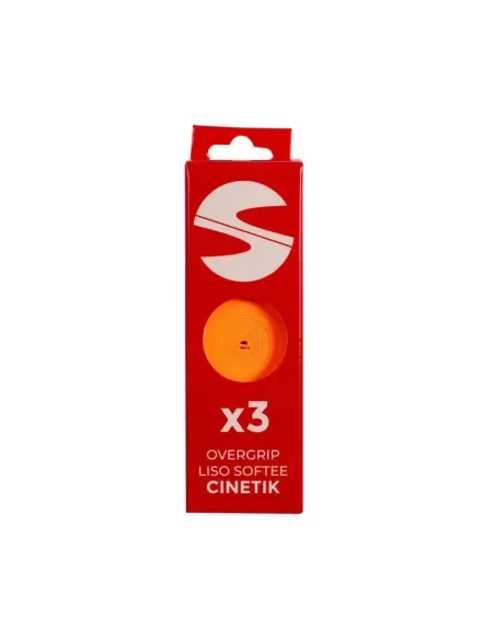pack-3-overgrips-lisos-softee-cinetik-naranja
