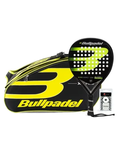 pack-bullpadel-black-dragon-paletero-x-series-yellow-bullpadel