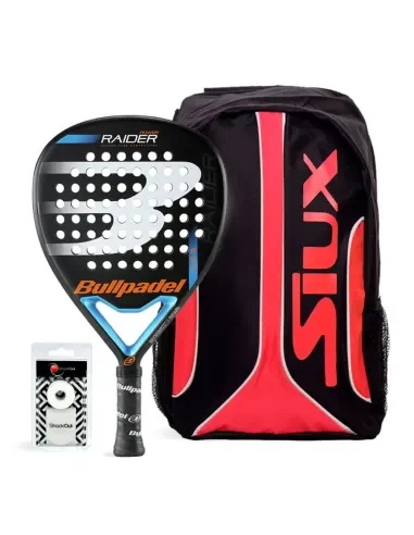 pack-bullpadel-raider-power-azul-y-mochila-siux-fusion-red-bullpadel