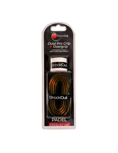 shockout-dual-pro-grip-y-overgrip-negro-naranja-shockout